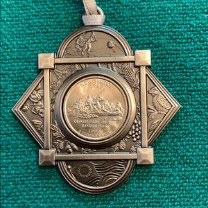 Hallmark American Spirit NJ Quarter Ornament